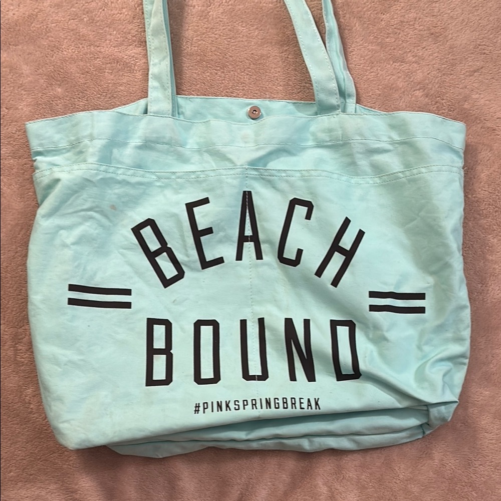 Beach Bound Aqua Tote Bag